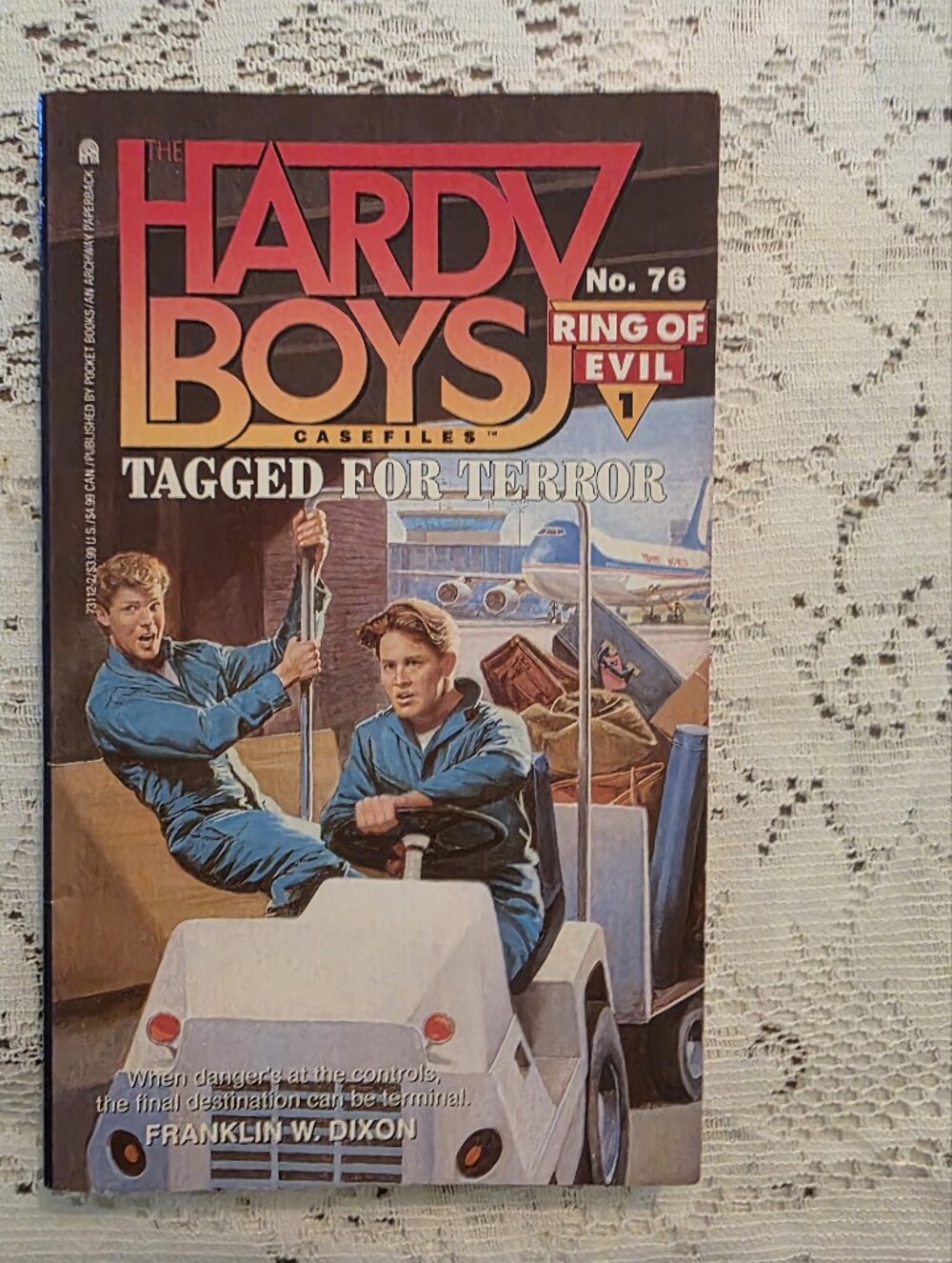 The Hardy Boys Casefiles #76 Tagged for Terror Franklin W. Dixon PB illus